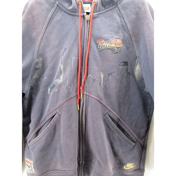 VINTAGE DreamTeam II Jacket Small Nike USA Basketball 1996 Full Zip * - Picture 4 of 16